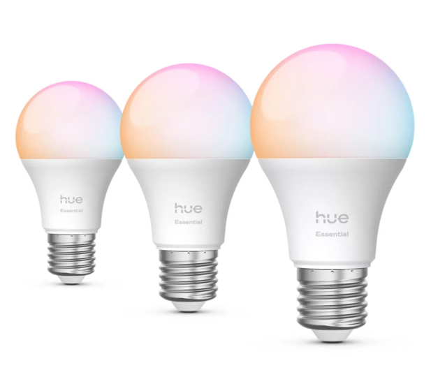 Philips Hue Essential White and color ambiance 3xŻarówka E27+ Hue Bridge 8721103103673 - 1362330 - zdjęcie 3